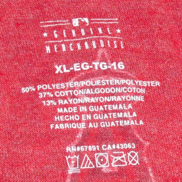 Los Angeles Angels Girls Kids Tank Top T-Shirt sz XL 16 New Mlb All Red - Picture 3 of 4